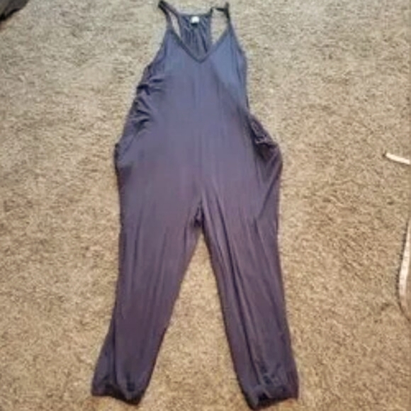 DIDK Navy Blue V-neck Jumpsuit Size Small - Picture 6 of 6